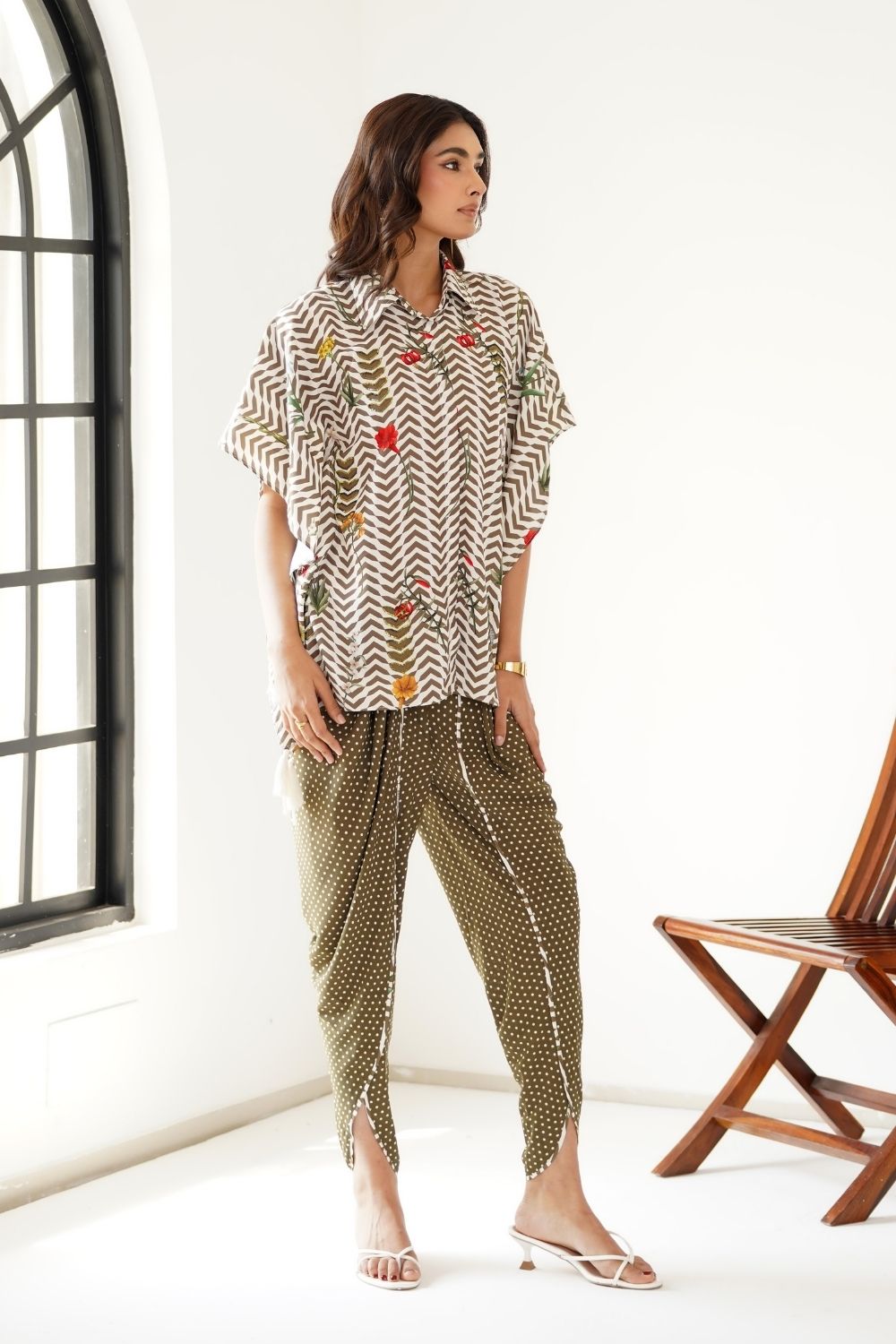 Earthline Dhoti Coord set