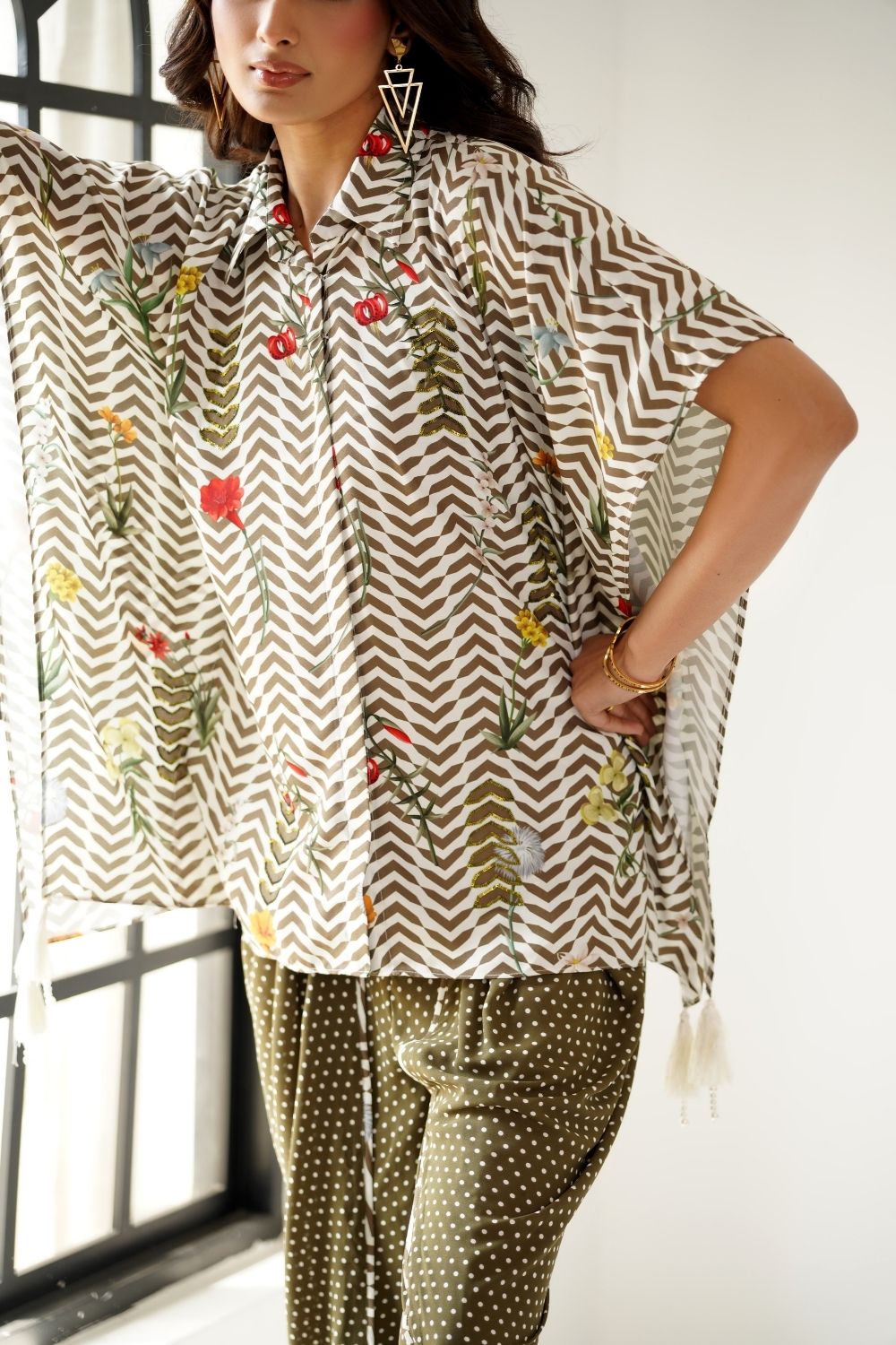 Earthline Dhoti Coord set