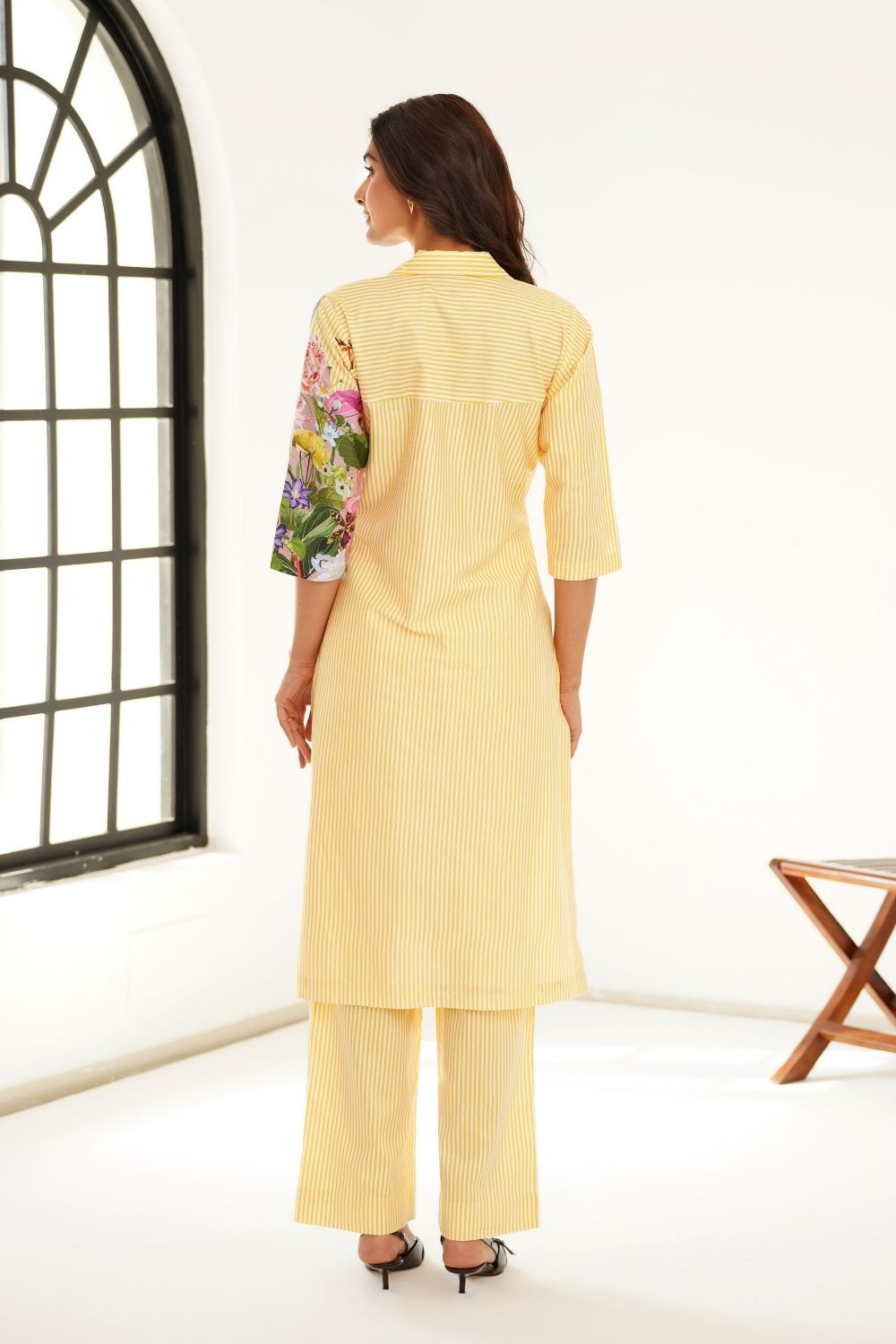 Pastel garden kurta set
