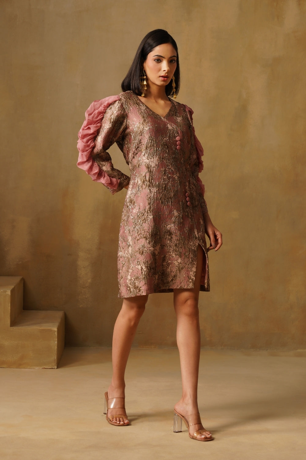 Rosette Petal Dress