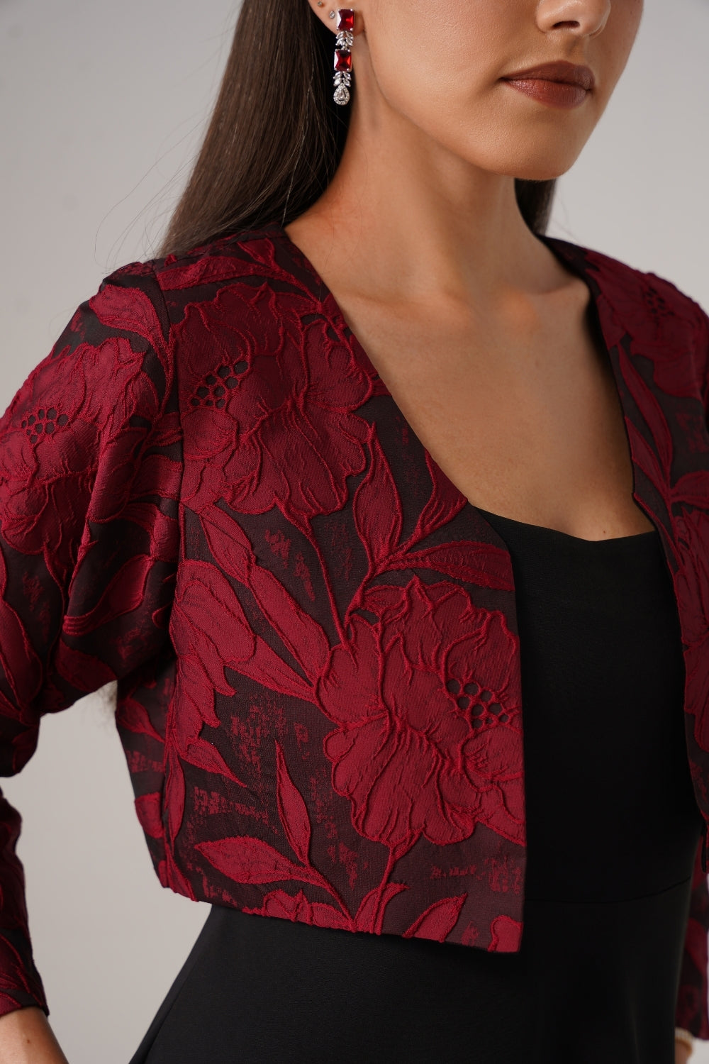 Berry Overlay Dress