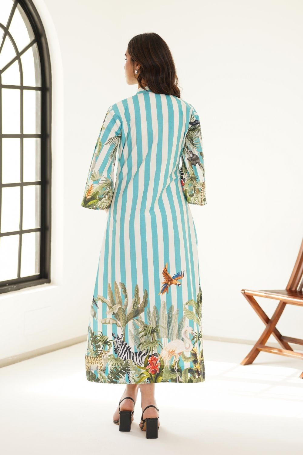 Azure forest dress