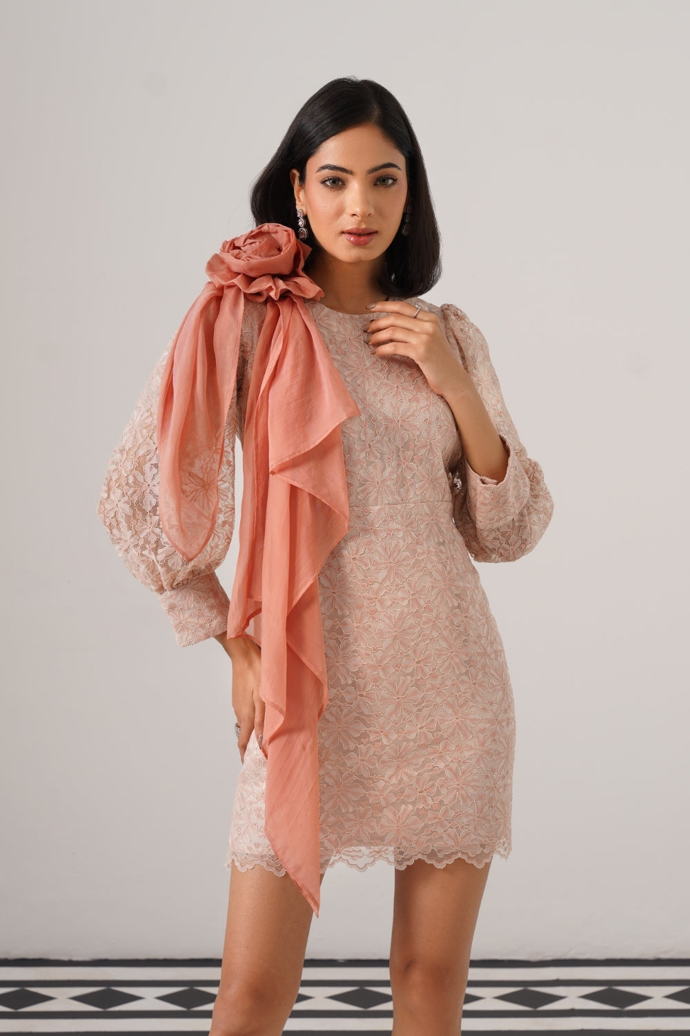 Peach Blossom Dress