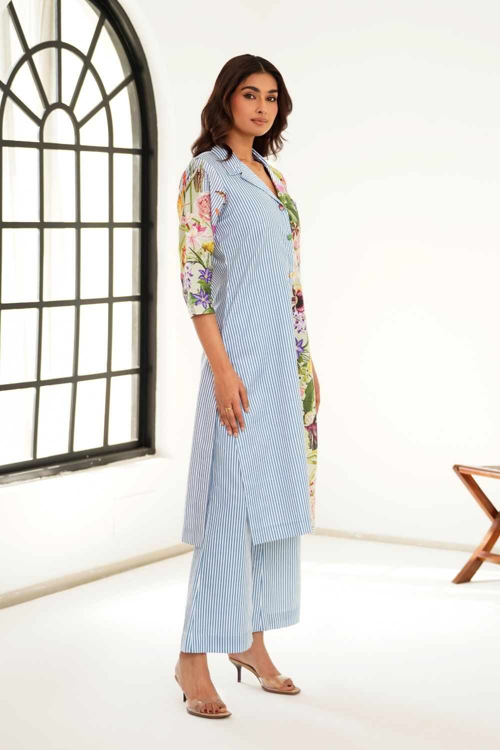 Pastel garden kurta set