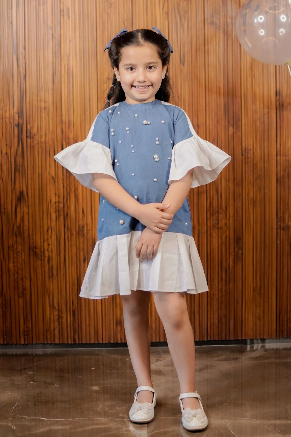 Blue Orchit Dress