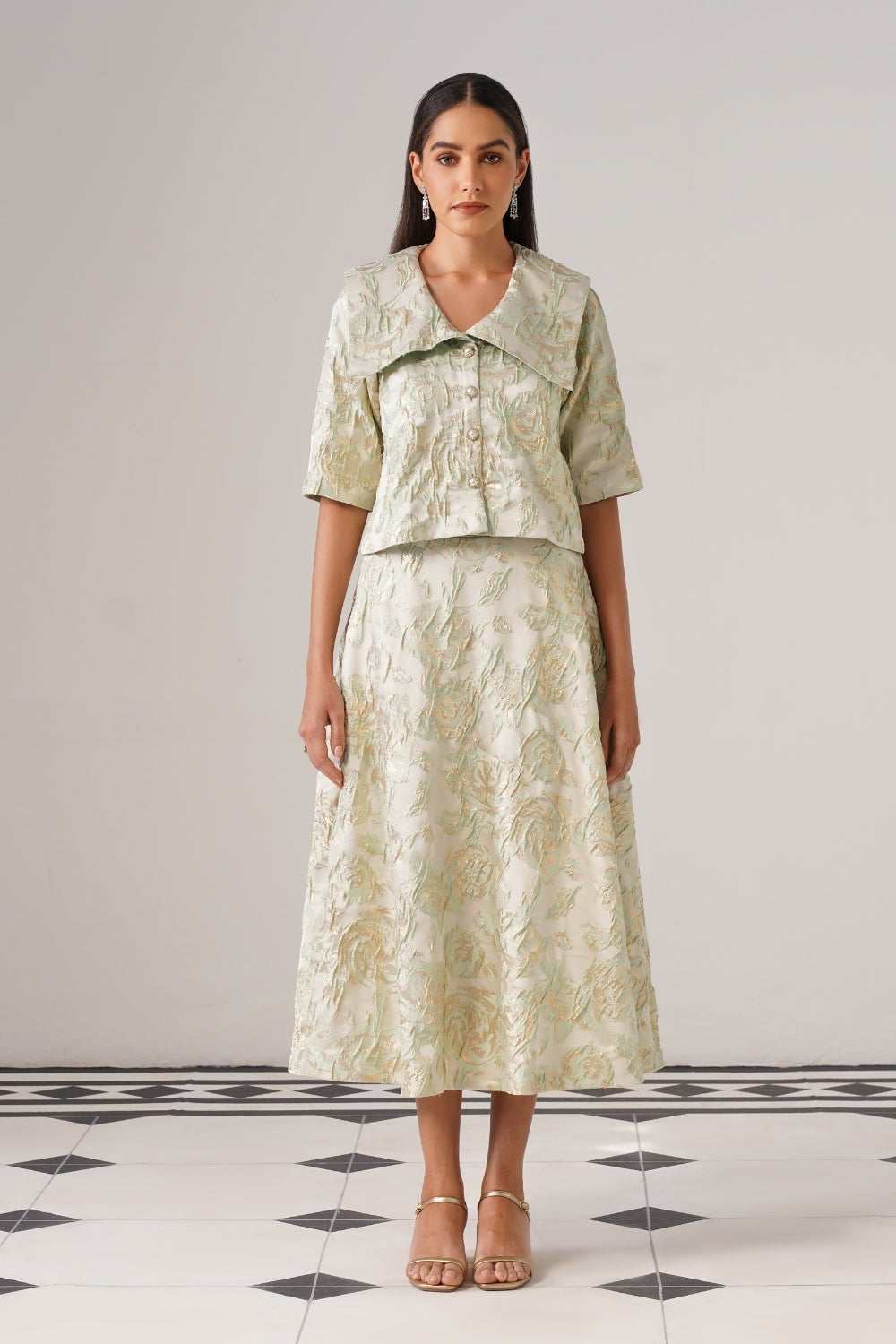 Mint Bloom Co-ord Set