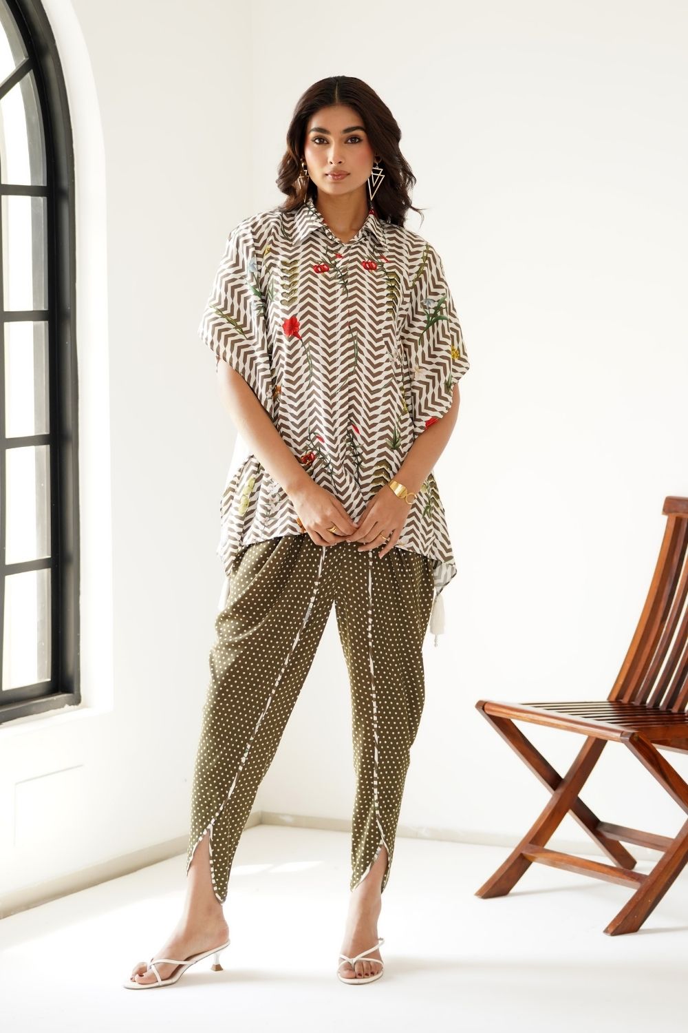 Earthline Dhoti Coord set