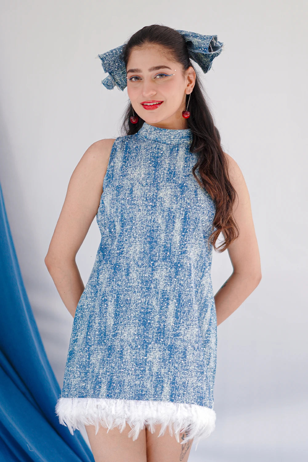 Feather Frost Dress