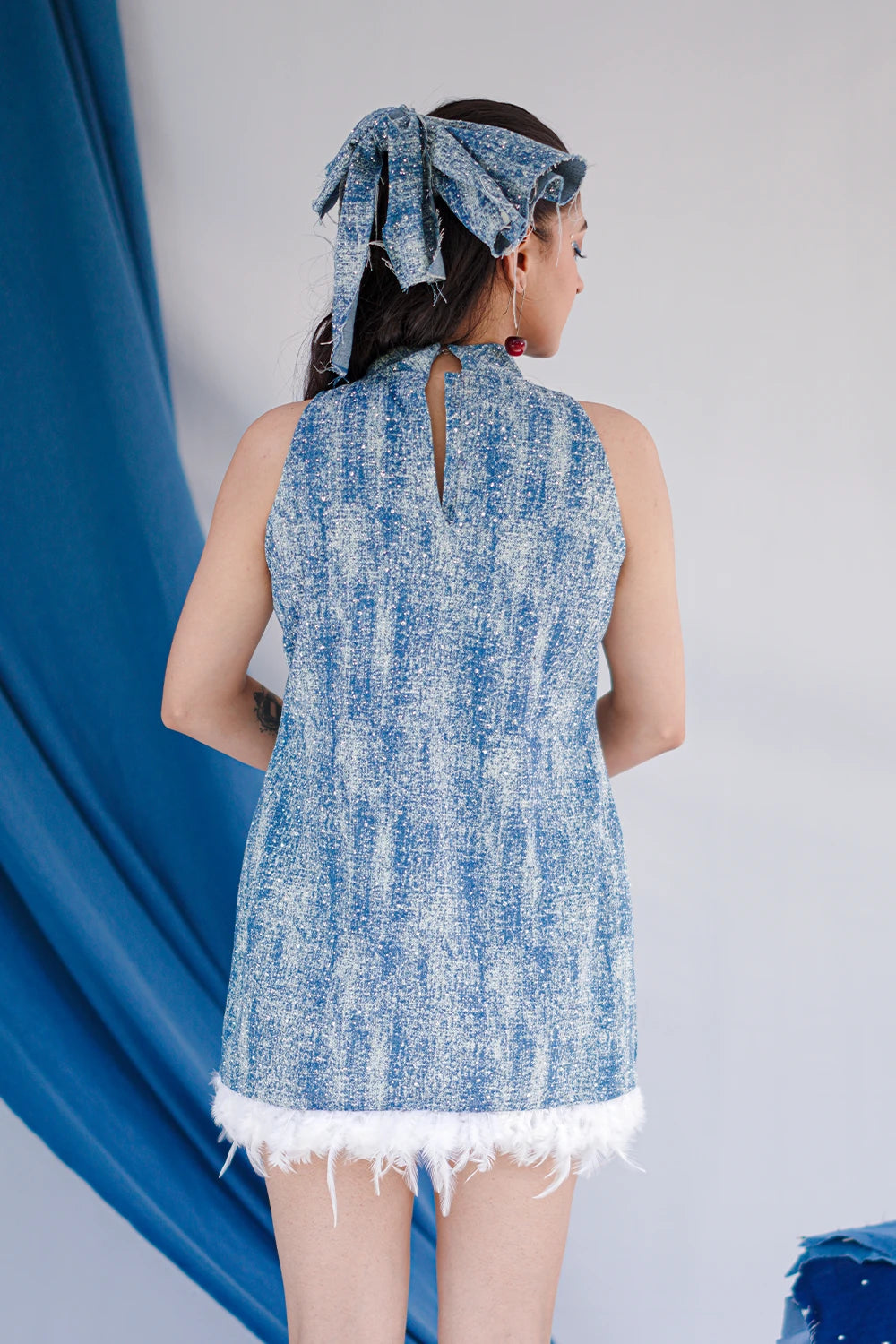 Feather Frost Dress