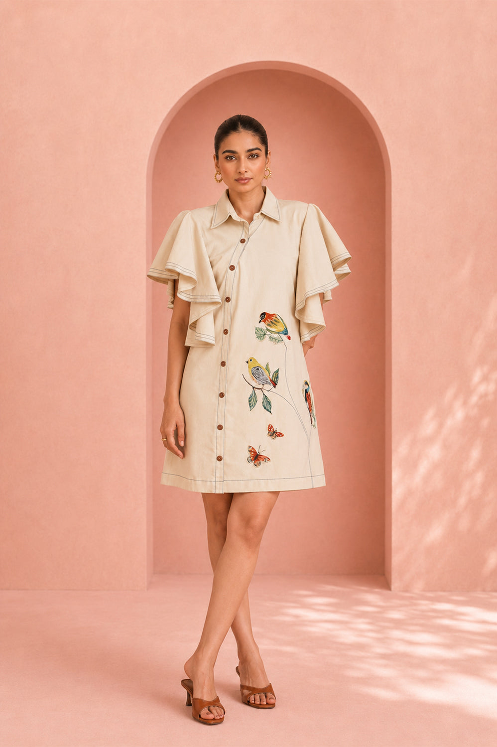 Whispering wings dress - Ivory