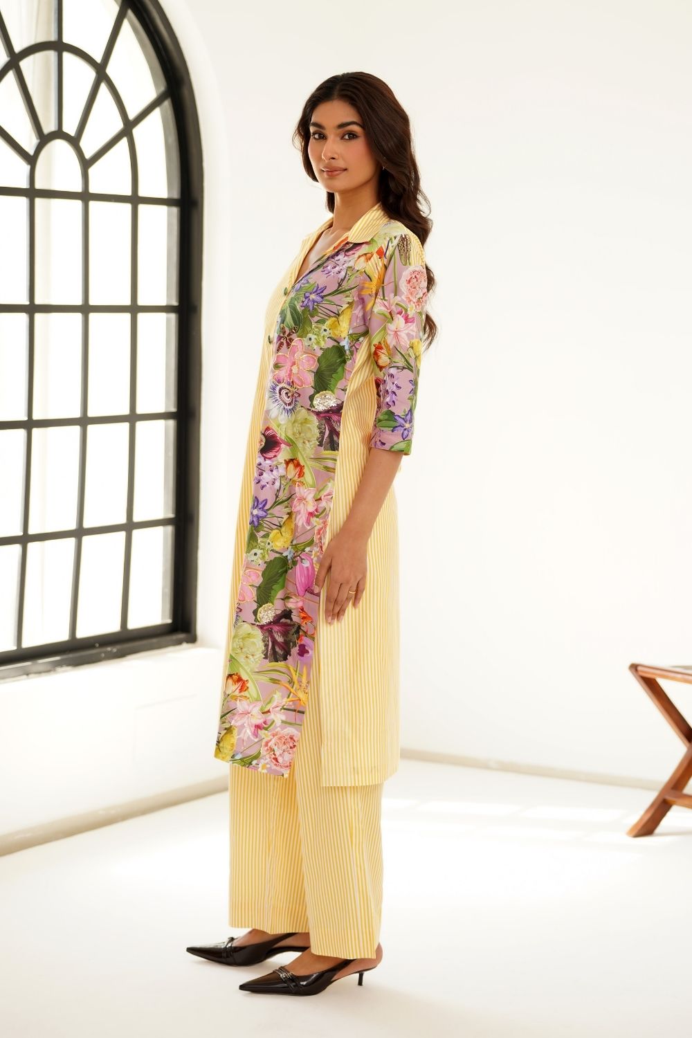 Pastel garden kurta set