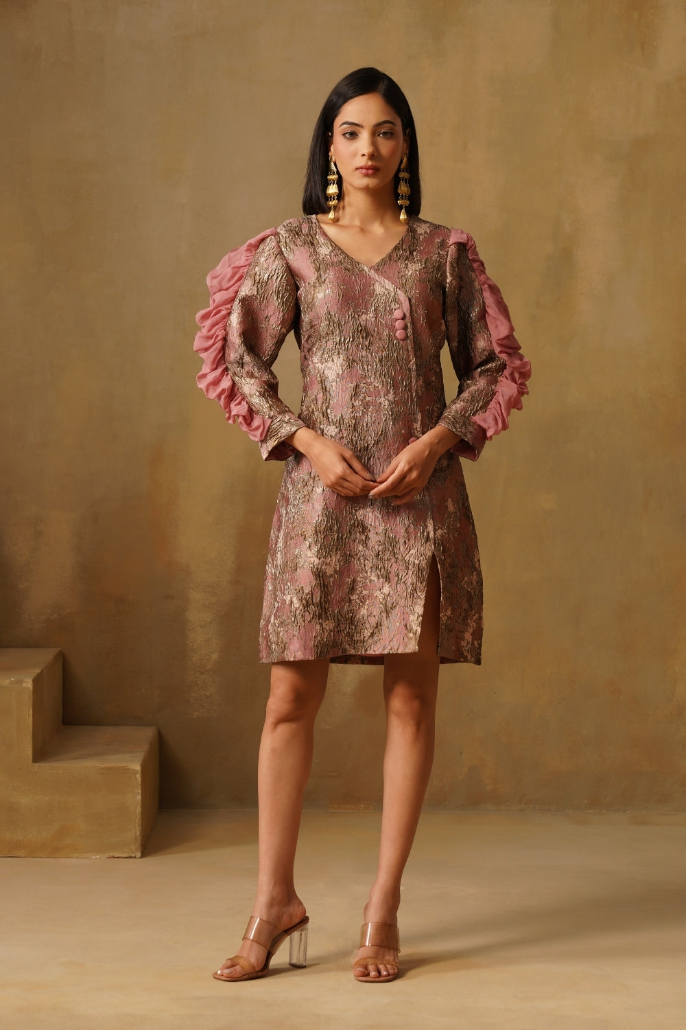 Rosette Petal Dress