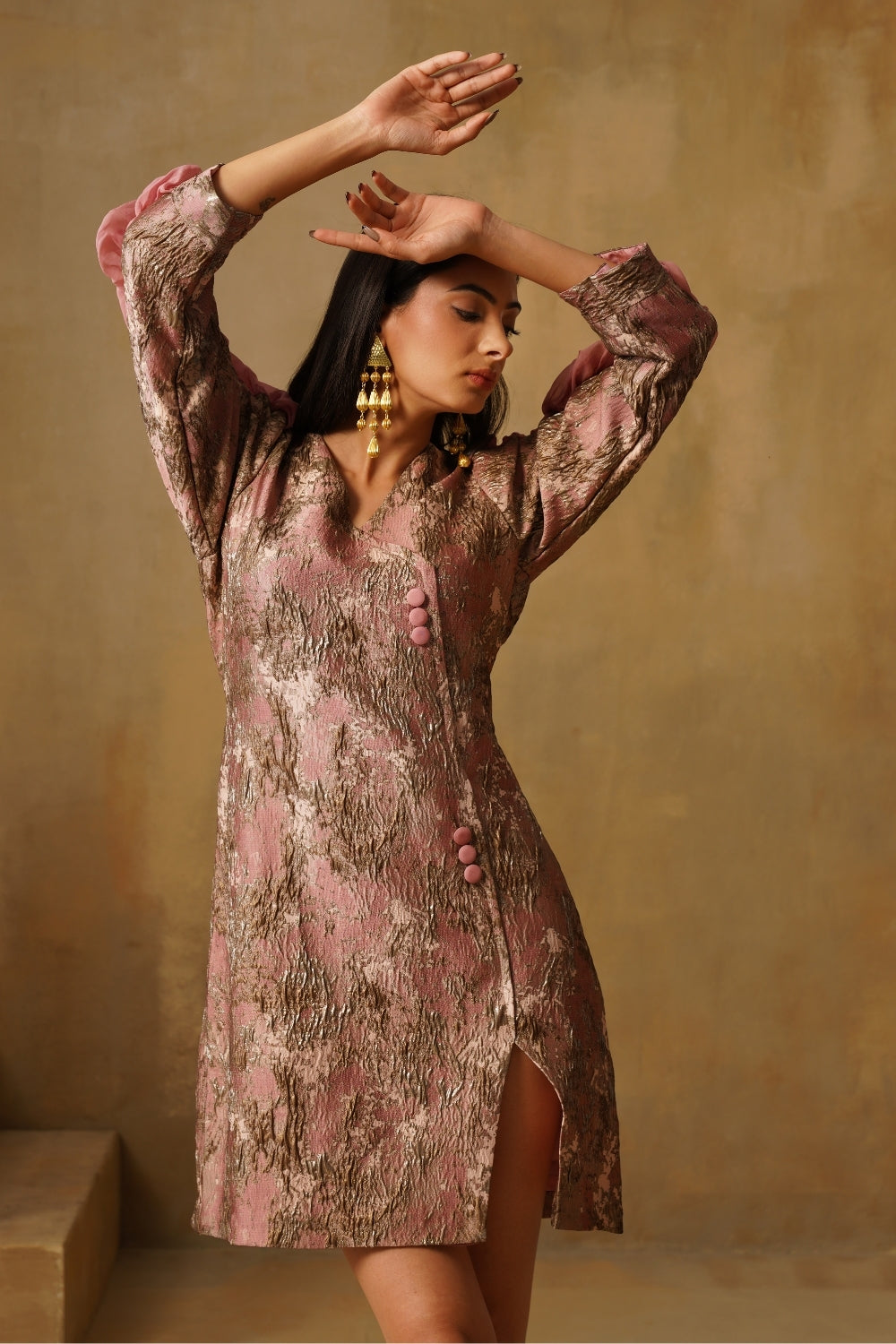 Rosette Petal Dress