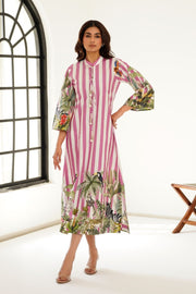 Azure forest dress - Pink