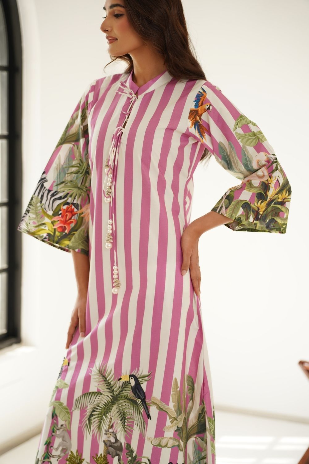 Azure forest dress
