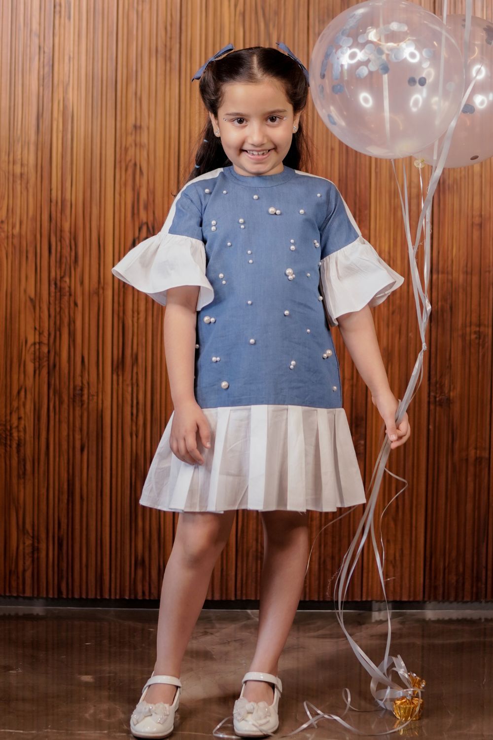 Blue Orchit Dress