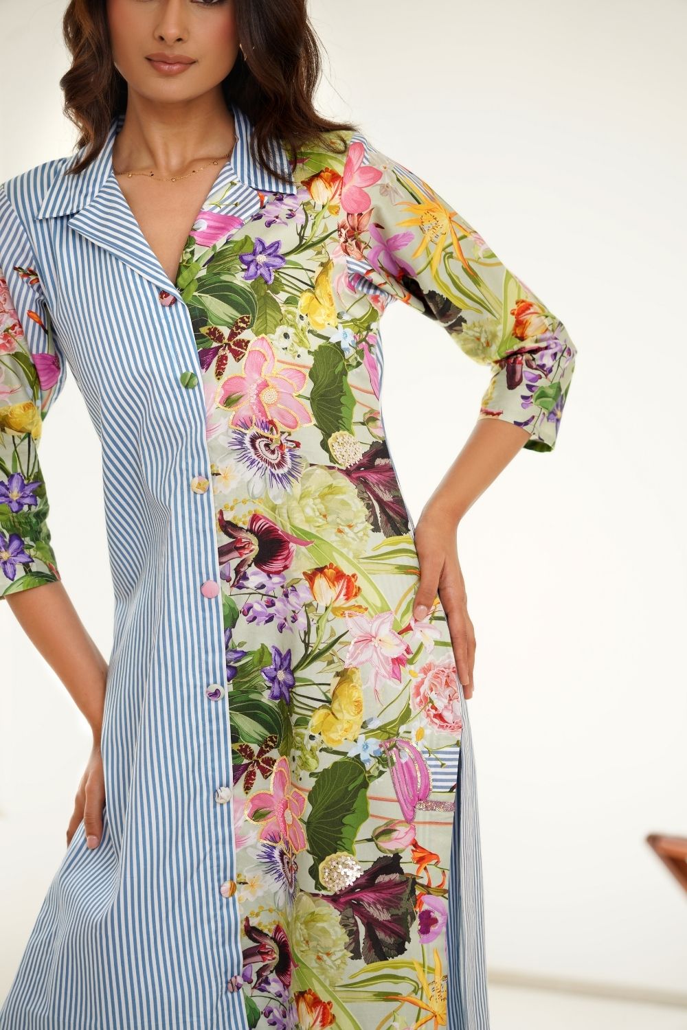 Pastel garden kurta set