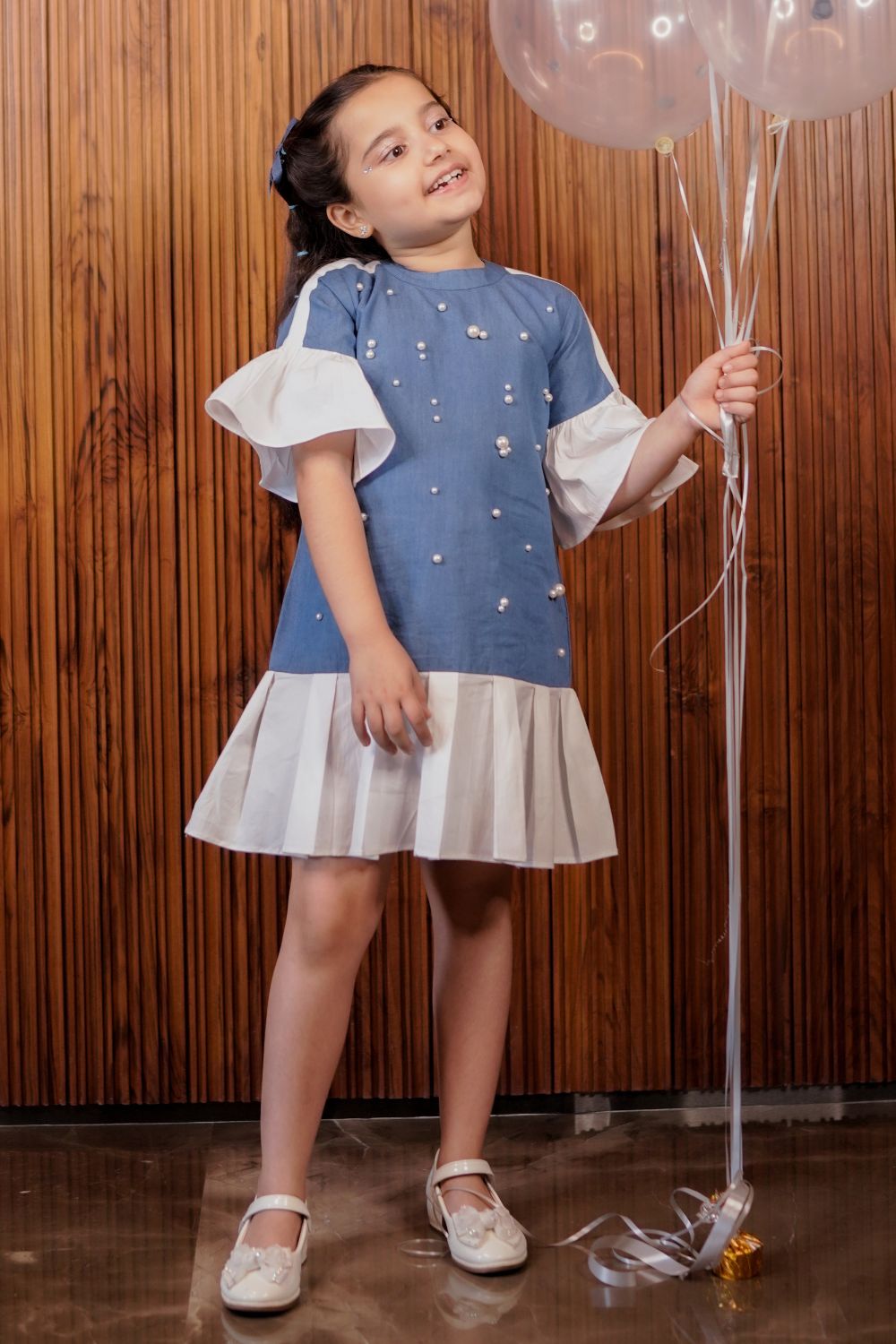 Blue Orchit Dress