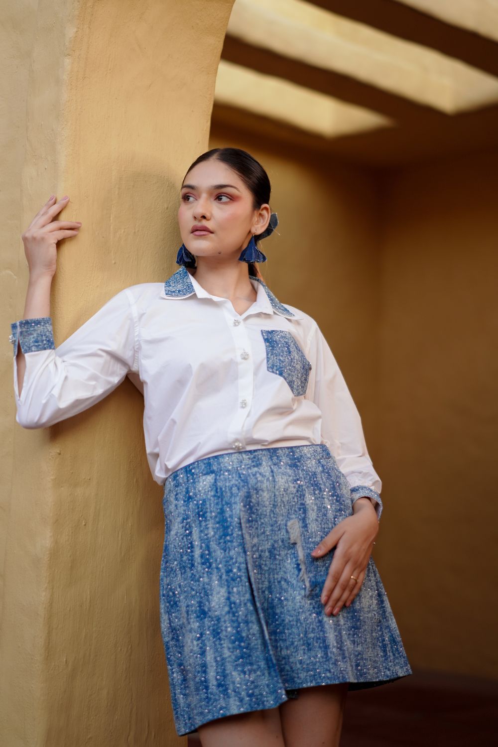 Star Gaze Designer Mini Skirt