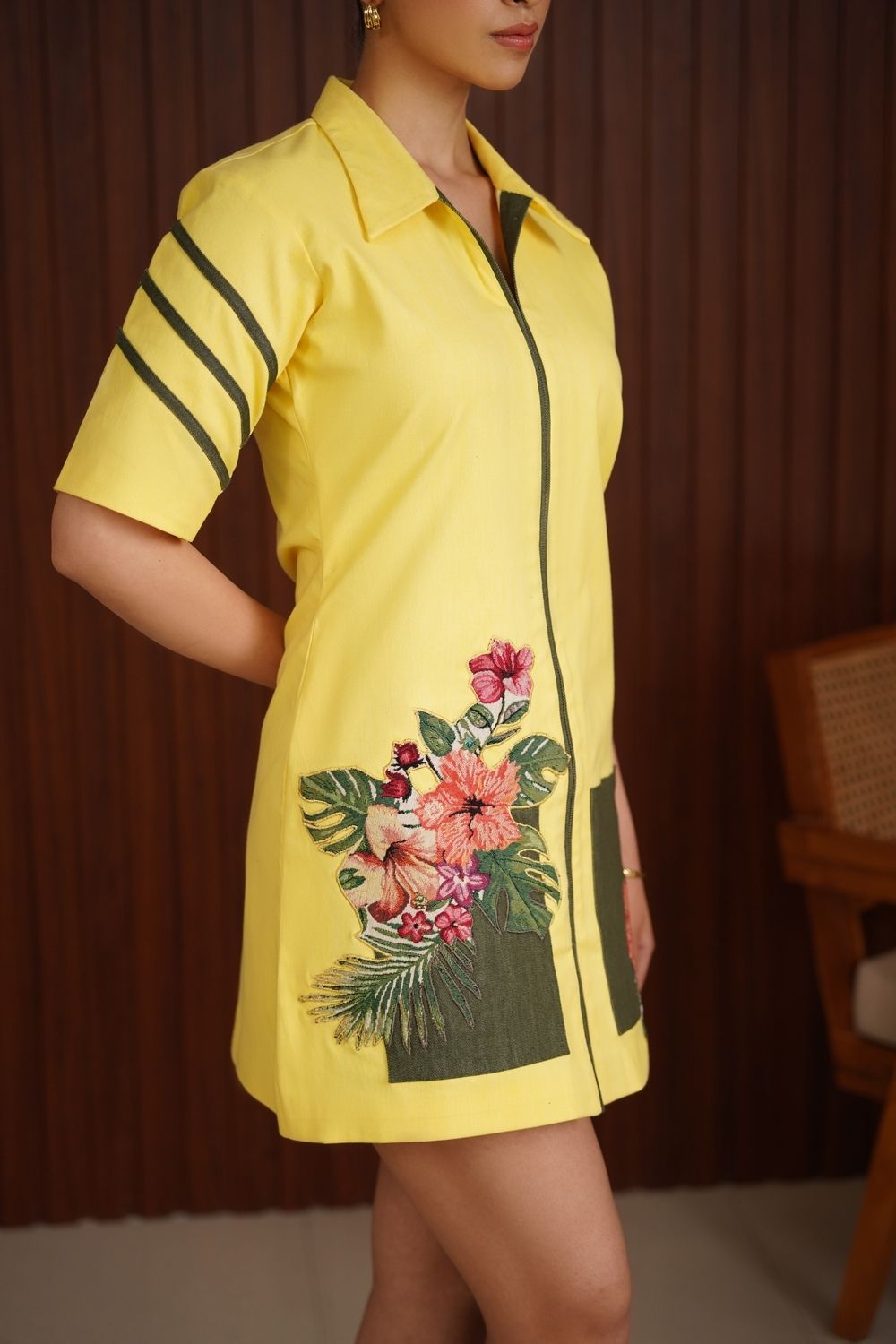 Ebony blossom dress