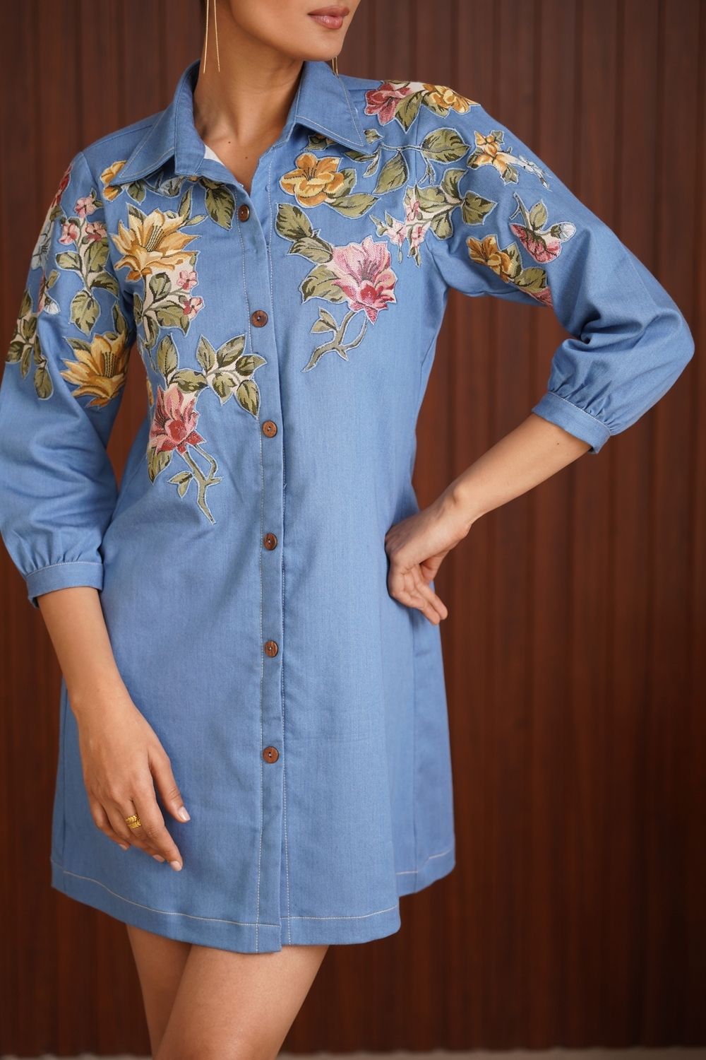 garden shirt dress