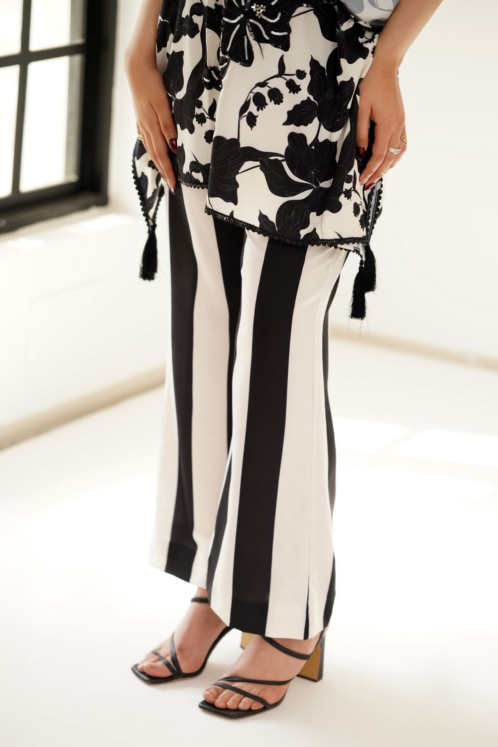 Noir kaftan Coord set