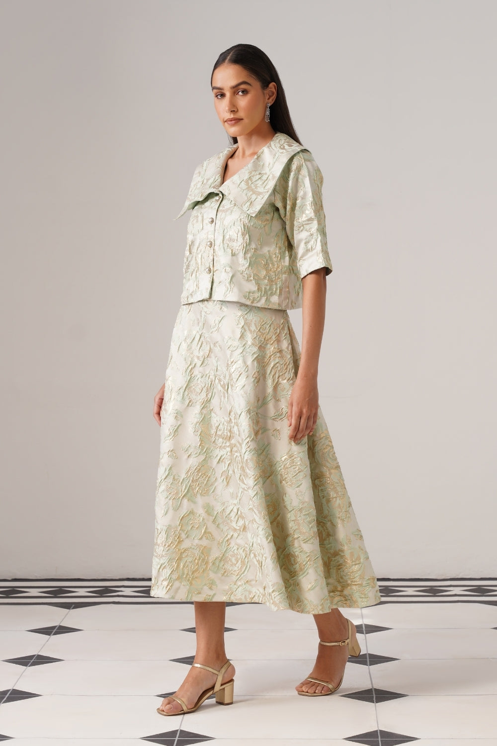 Mint Bloom Co-ord Set