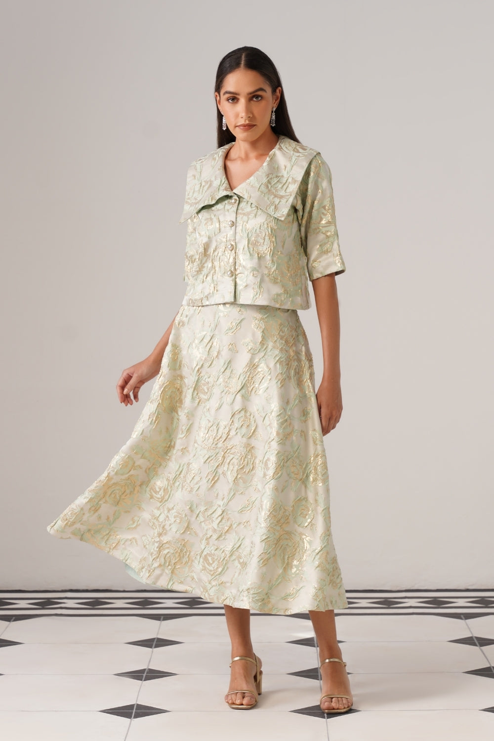 Mint Bloom Co-ord Set