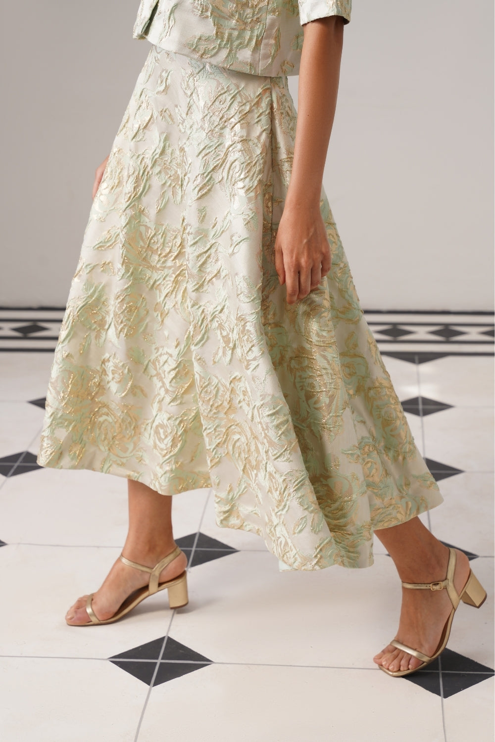 Mint Bloom Co-ord Set