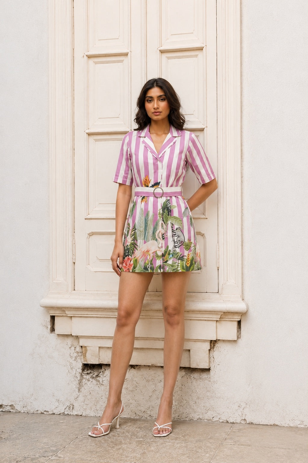 Forest Crush Dress - Pink