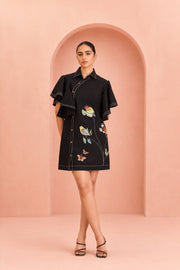 Whispering wings dress - Black