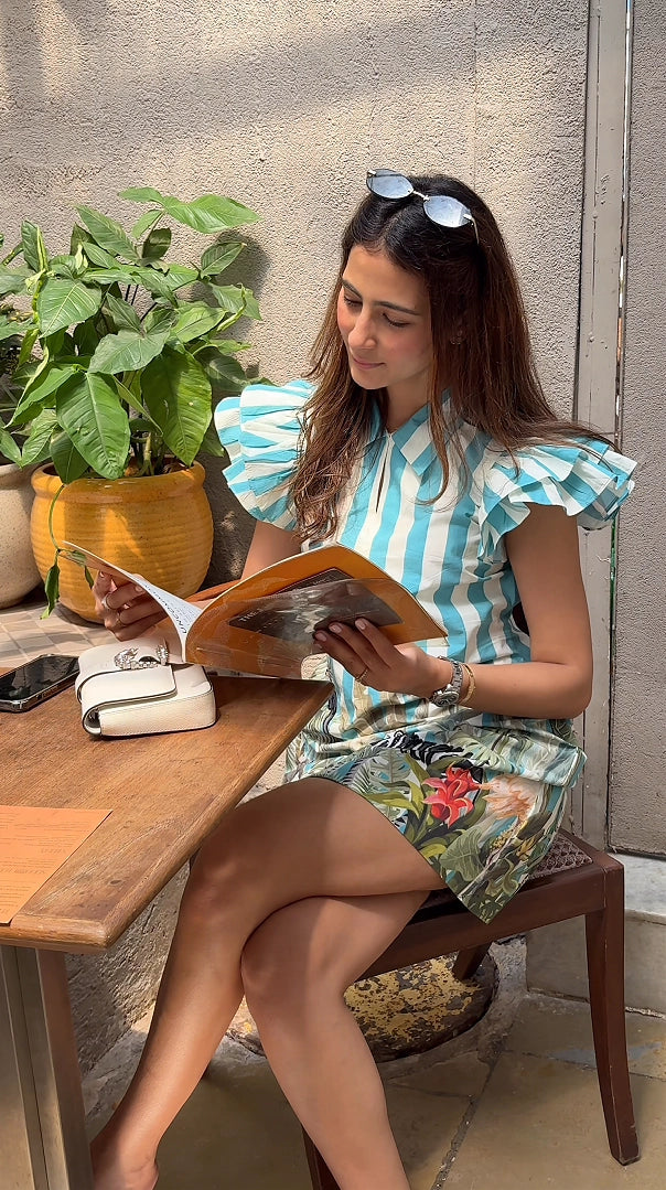 Forest Stripes Dress